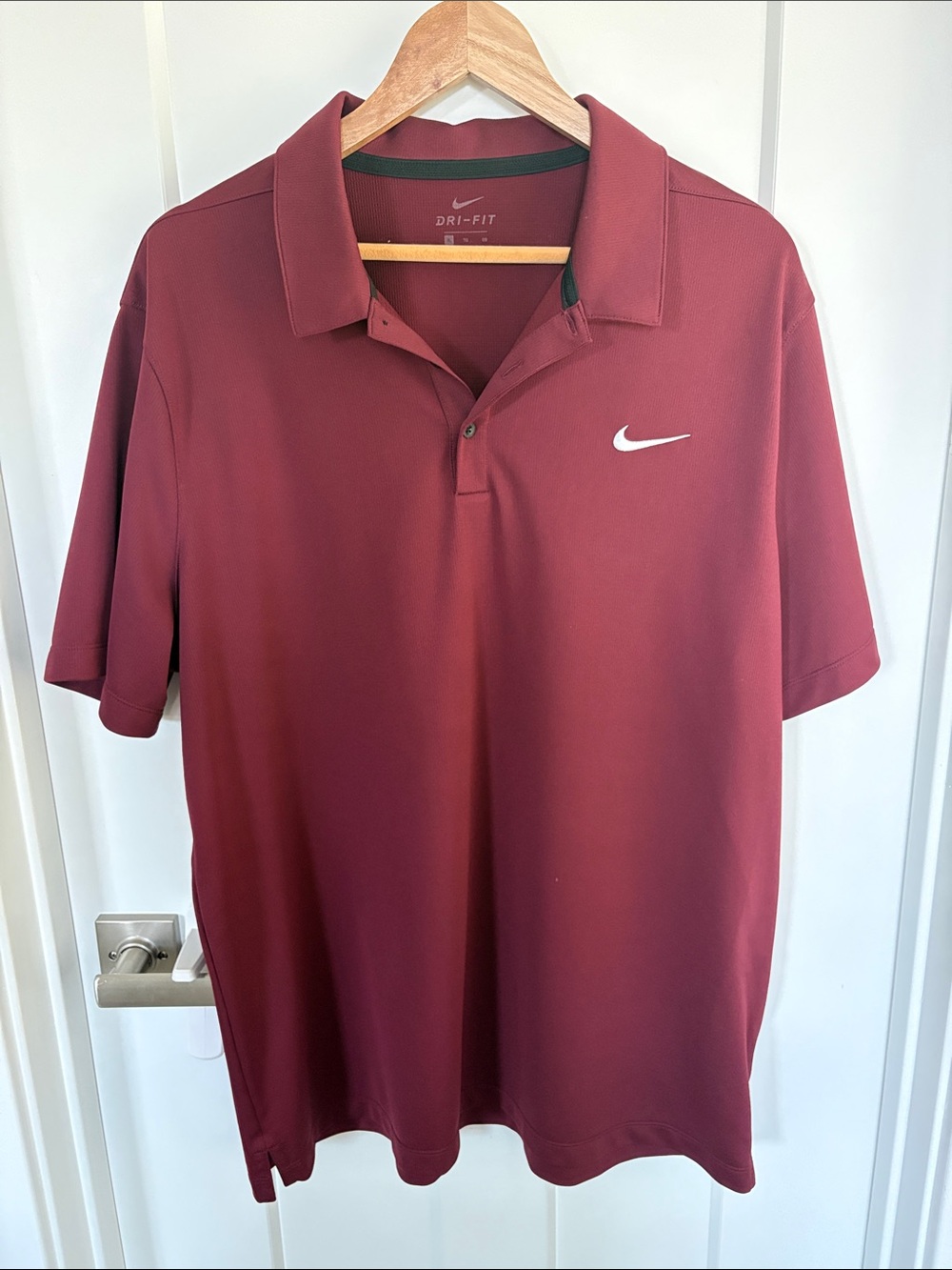 Nike Men’s Dri-FIT Golf Polo Shirt - Maroon - Size XL